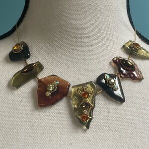 Elegant Multicolor Statement Necklace